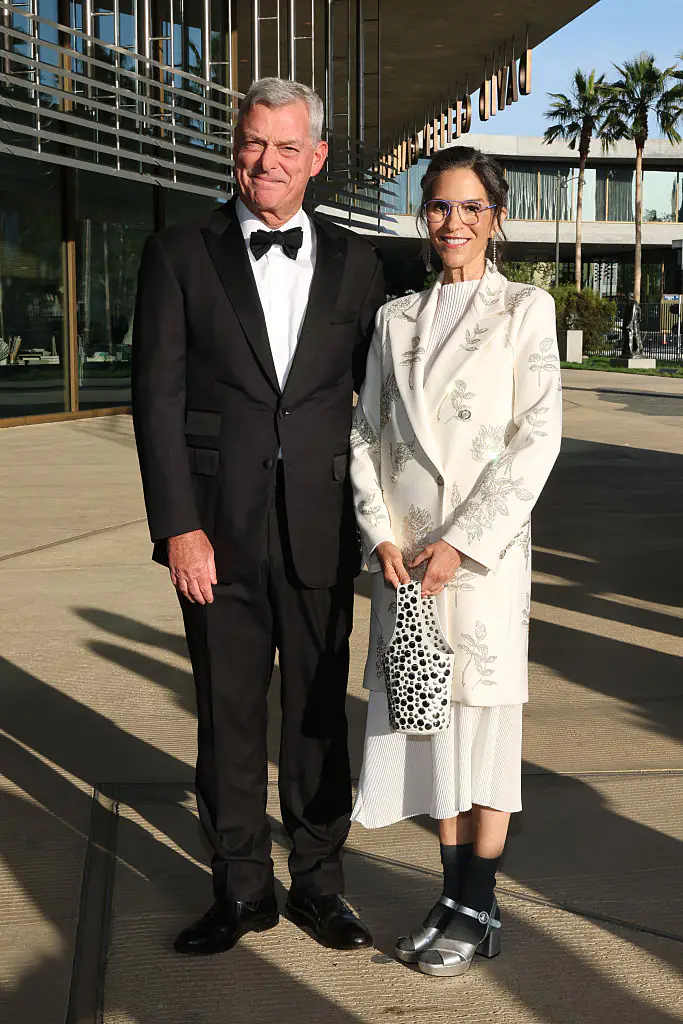 Jami Gertz and Antony Ressler made a rare public appearance. Credit: Amy Sussman/Getty Images for LACMA