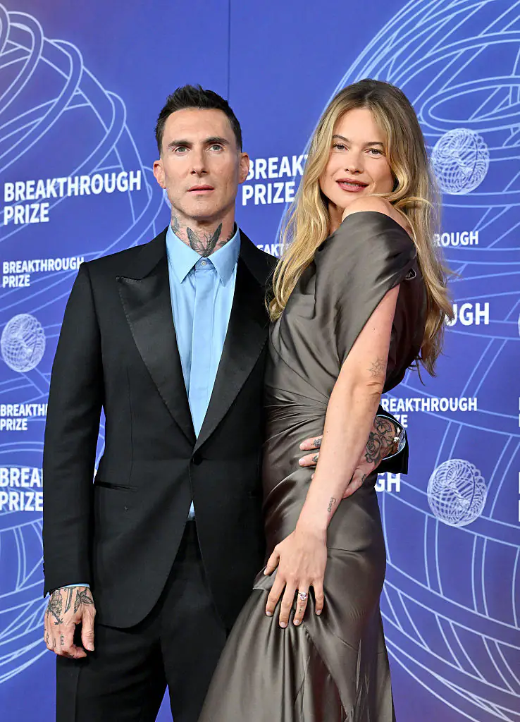 Adam Levine and Behati Prinsloo at the 12th Breakthrough Prize Ceremony. Credit: Axelle/Bauer-Griffin / Getty