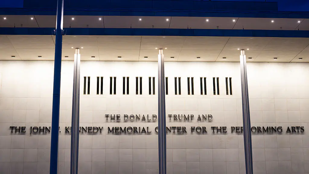 The Donald J. Trump and the John F. Kennedy Memorial Center for the Performing Arts.