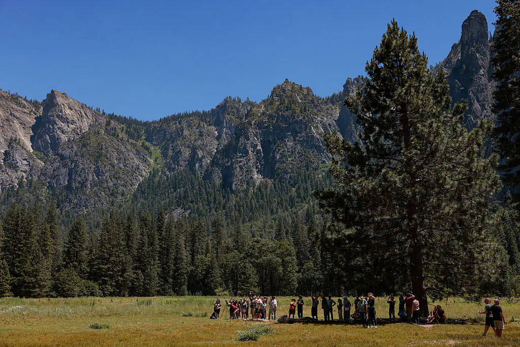 Yosemite is a popular holiday destination for climbers. Credit: Heather Diehl/Getty Images