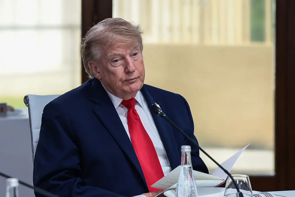 President Donald Trump attended the G7 Summit. Credit:	Pool / Getty