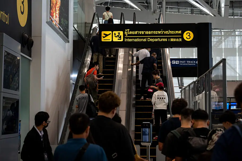 The teen was preparing to fly home via Suvarnabhumi Airport in Bangkok when Thai immigration officers stopped him before his flight. Credit: 	NurPhoto / Getty
