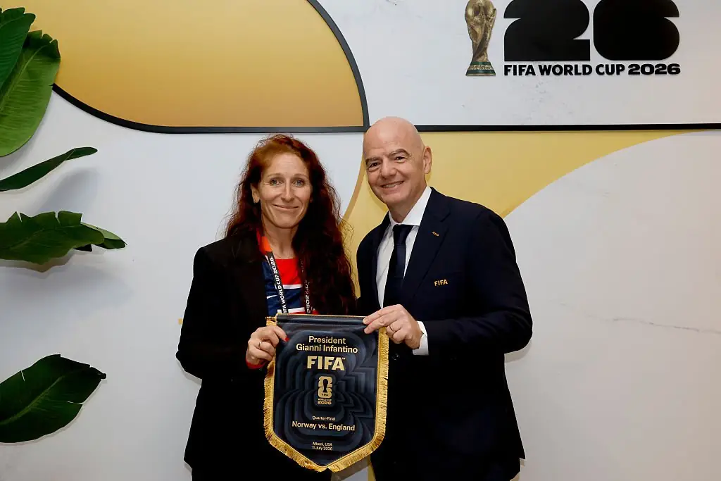 Lise Klaveness, president of the Norwegian Football Federation, has been one of FIFA's most vocal critics. Credit: Eva Marie Uzcategui - FIFA / Getty