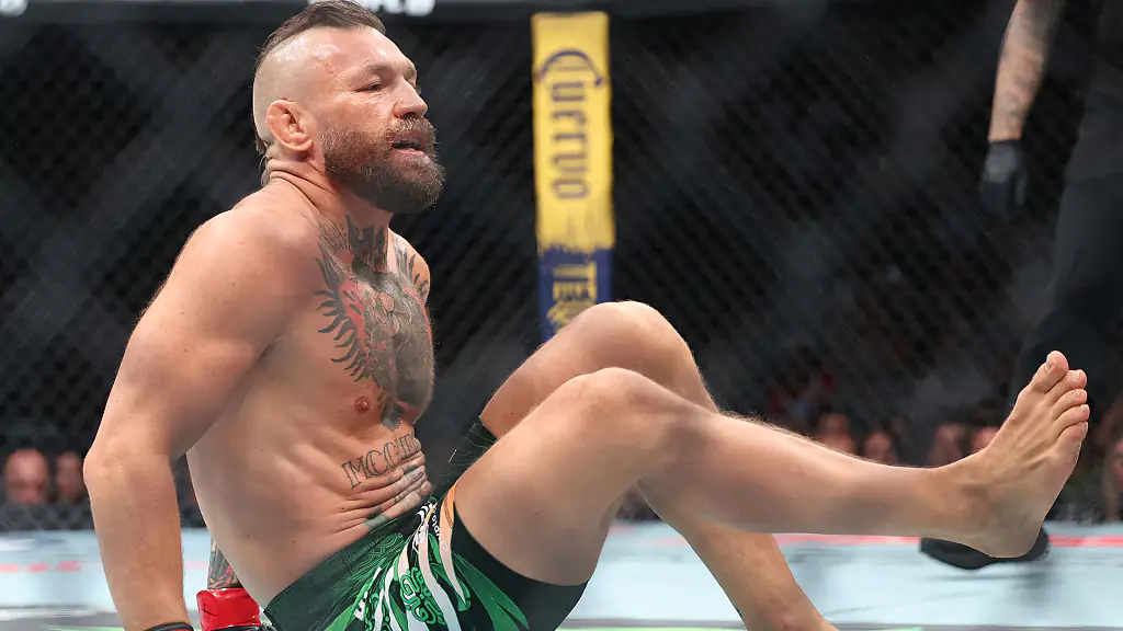 McGregor's comeback fight ended prematurely after he suffered an injury. Credit: Ian Maule/Getty Images)