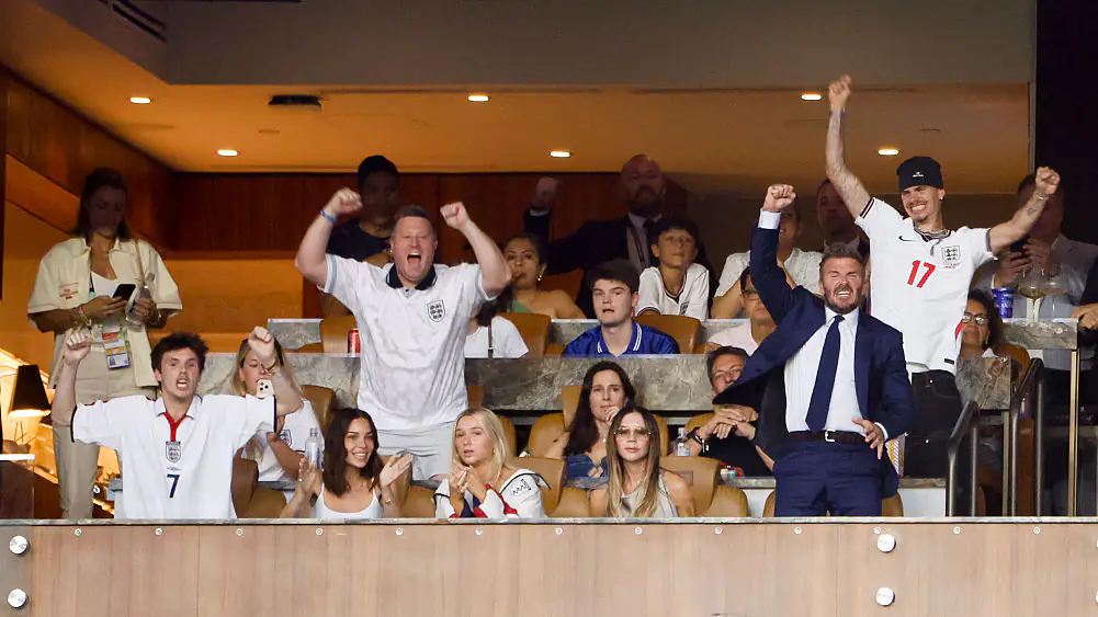 Victoria Beckham's nonchalant response to Jude Bellingham's winning goal made headlines. Credit: Jean Catuffe/Getty Images