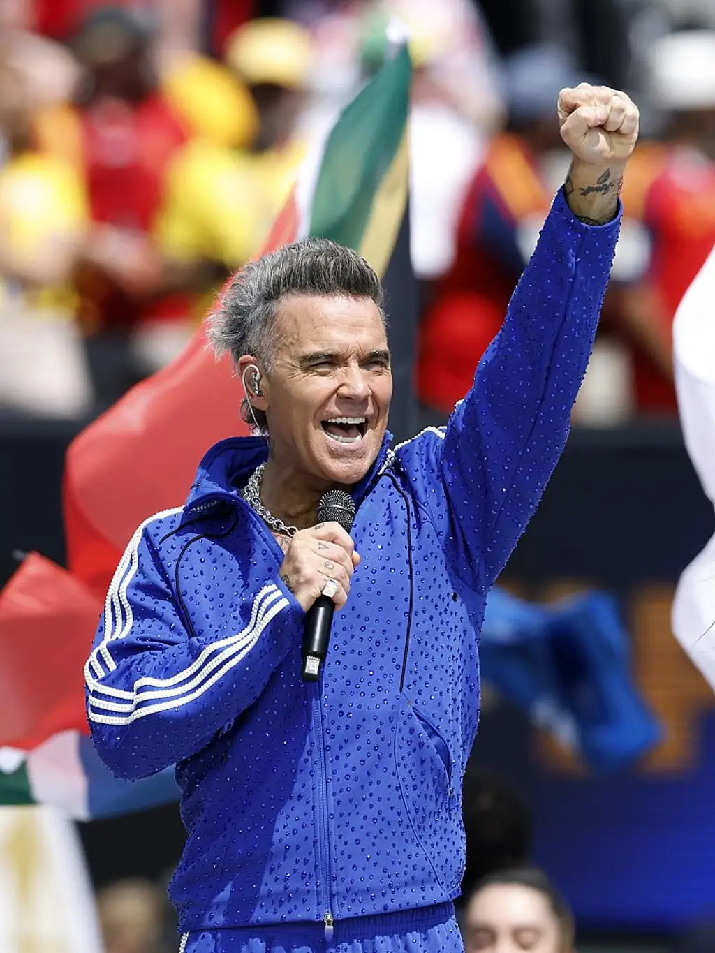 Robbie Williams had performed earlier in the evening. Credit: ANP via Getty Images