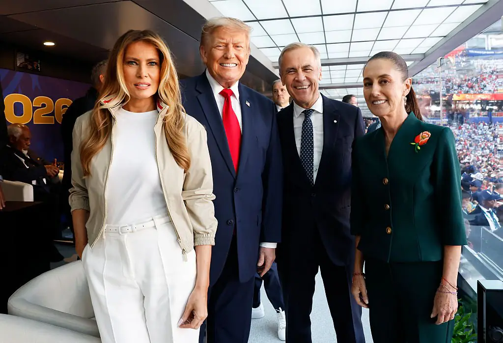 Donald Trump had some choice words for Canadian Prime Minister Mark Carney. Credit: Eva Marie Uzcategui - FIFA/FIFA via Getty Images