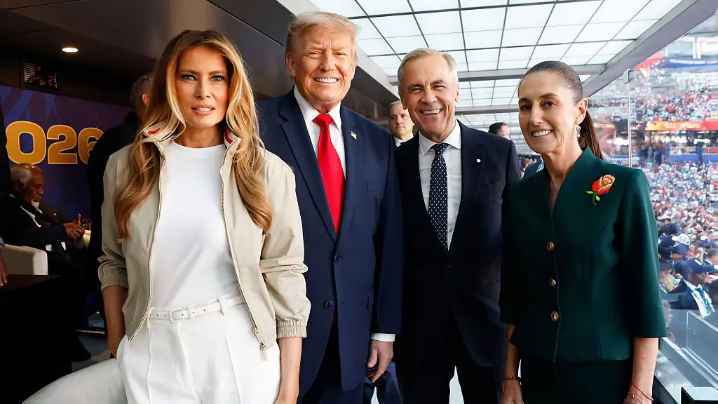 Donald Trump had some choice words for Canadian Prime Minister Mark Carney. Credit: Eva Marie Uzcategui - FIFA/FIFA via Getty Images