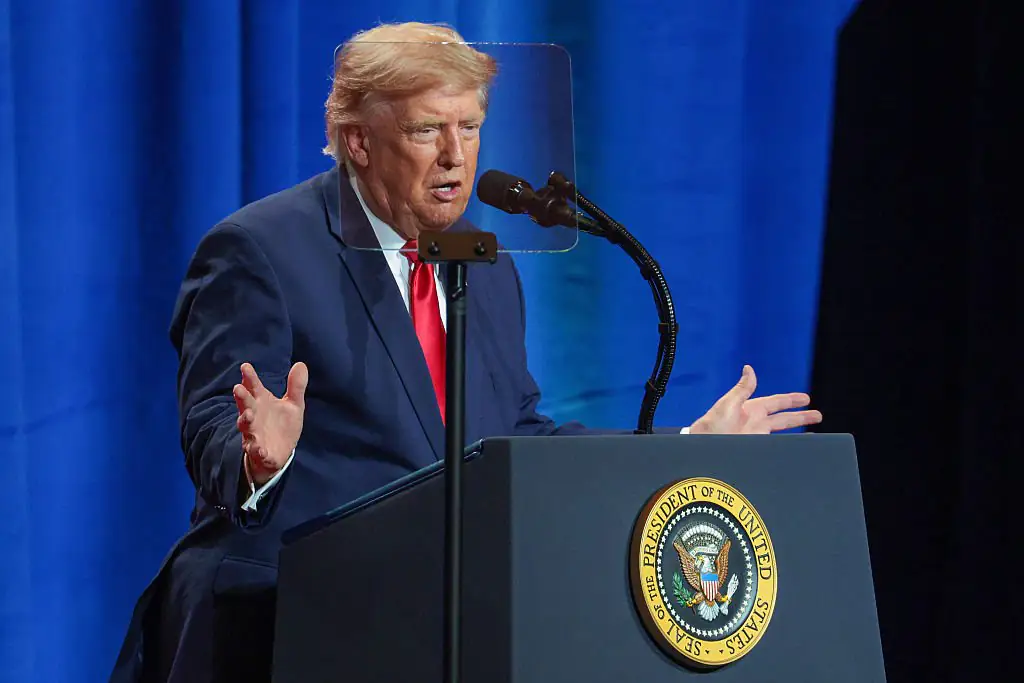 Social media exploded with speculation following Donald Trump’s campaign stop in Las Vegas. Credit: Chip Somodevilla / Getty