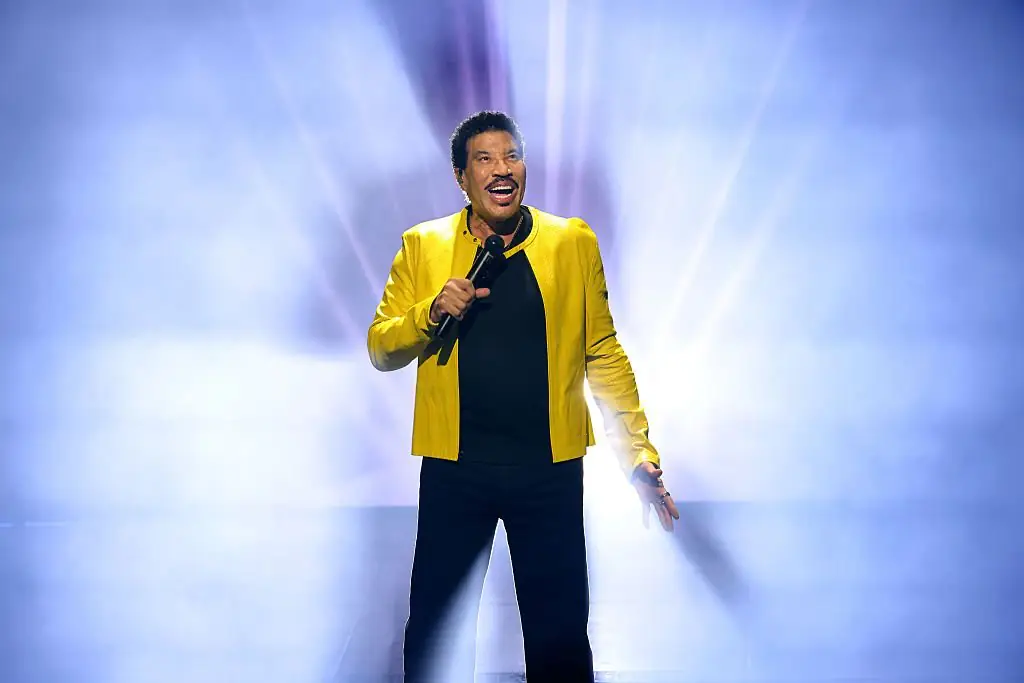 Lionel Richie performing on stage at The Muny in St. Louis on Saturday - before the health scare. Credit: St. Louis Post-Dispatch / Getty 