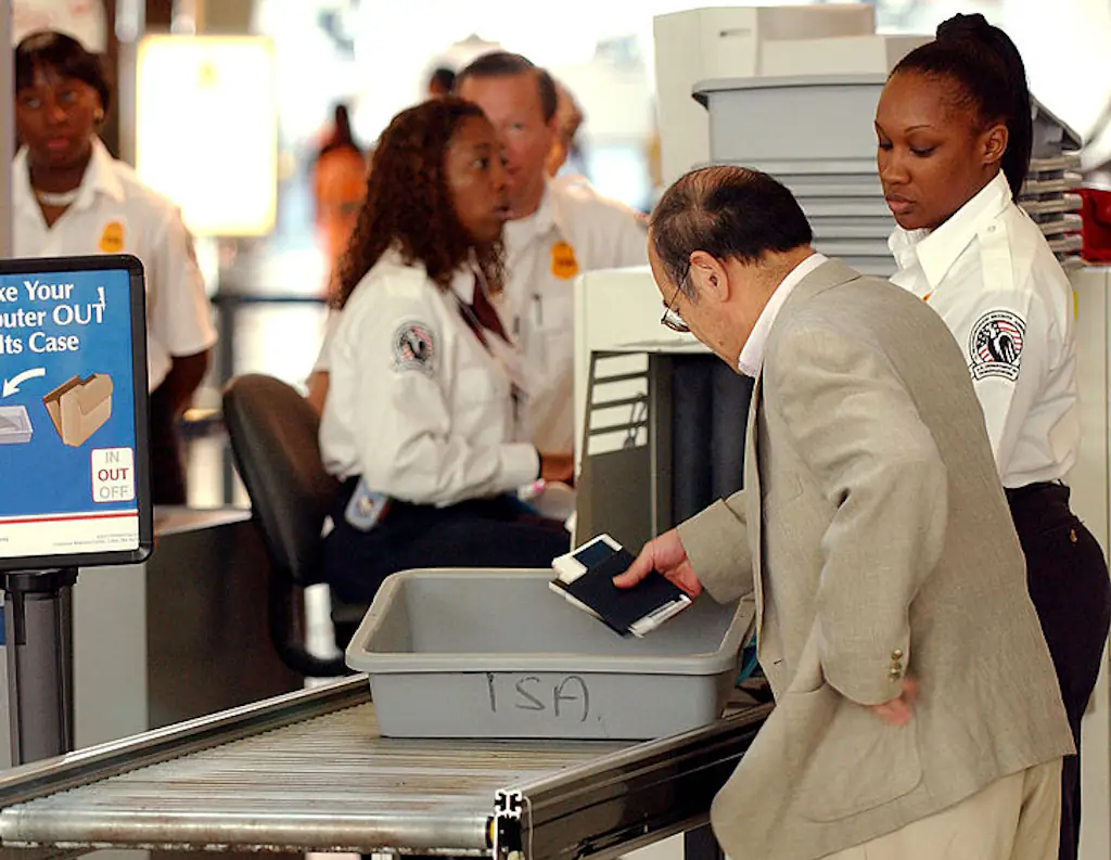 TSA is arguably the most stressful part of a vacation. Credit: Stephen Chernin / Getty