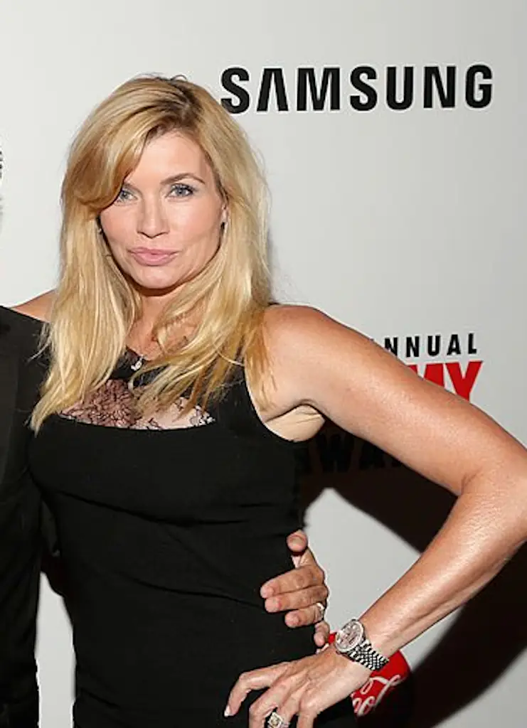 Nadine Macaluso was married to stockbroker and financial criminal Jordan Belfort. Credit: Jesse Grant/SAs 2014 / Getty