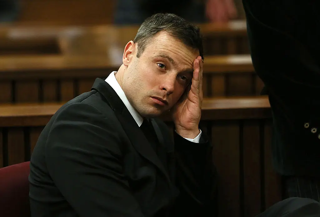 Oscar Pistorius was sentenced for fatally shooting Reeva Steenkamp. Credit: Pool / Getty