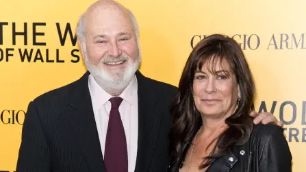 NEW YORK, NY - DECEMBER 17: Actor Rob Reiner and Michele Singer Reiner attend the "The Wolf Of Wall Street" premiere at Ziegfeld Theater on December 17, 2013 in New York City. (Photo by Gilbert Carrasquillo/FilmMagic)