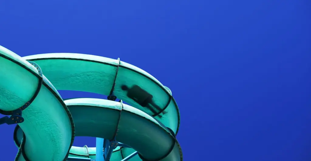 Reason why women are banned on infamous waterslide as female diver goes down anyway