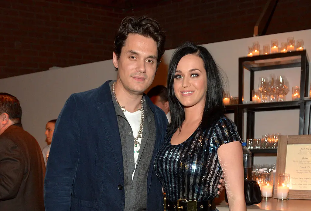 John Mayer and Katy Perry. Credit: Charley Gallay/Getty Images for Entertainment Industry Foundation