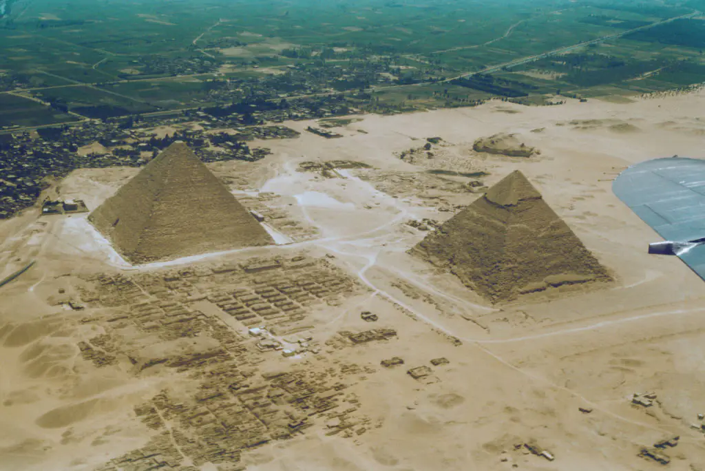 Researchers claim there are actually eight sides to the Great Pyramid of Giza. Credit: Archive Photos / Getty