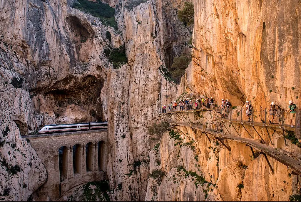 The Caminito Del Rey. Credit: David Ramos/Getty