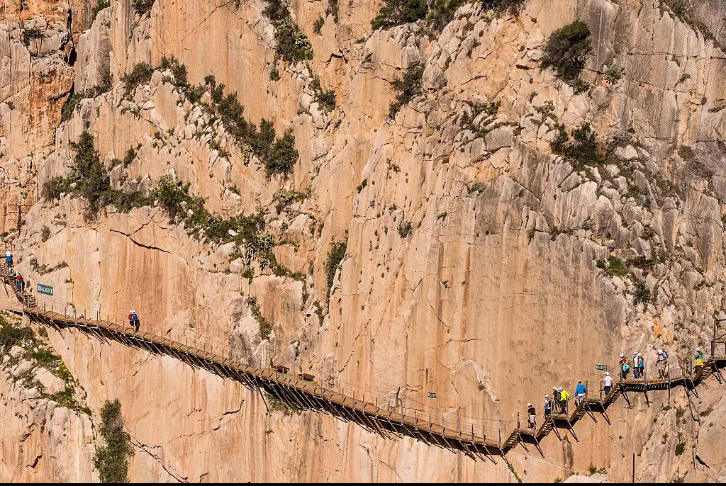 The bridge has been dubbed the world's most dangerous. Credit: David Ramos/Getty