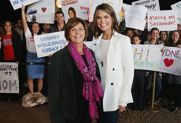 Savannah Guthrie (left) is missing. Credit: Don Arnold / Getty