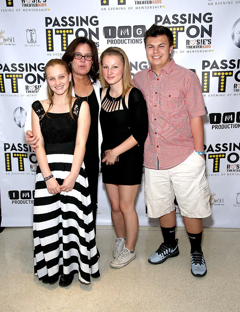 O'Donnell left behind her four other adopted children: Parker, 29, Blake, 25, Chelsea, 27, and Vivienne, 22. Credit: Paul Zimmerman / Getty