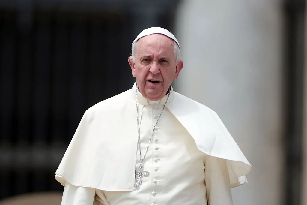 The funeral of Pope Francis takes place today. Credit: Giulio Origlia / Getty