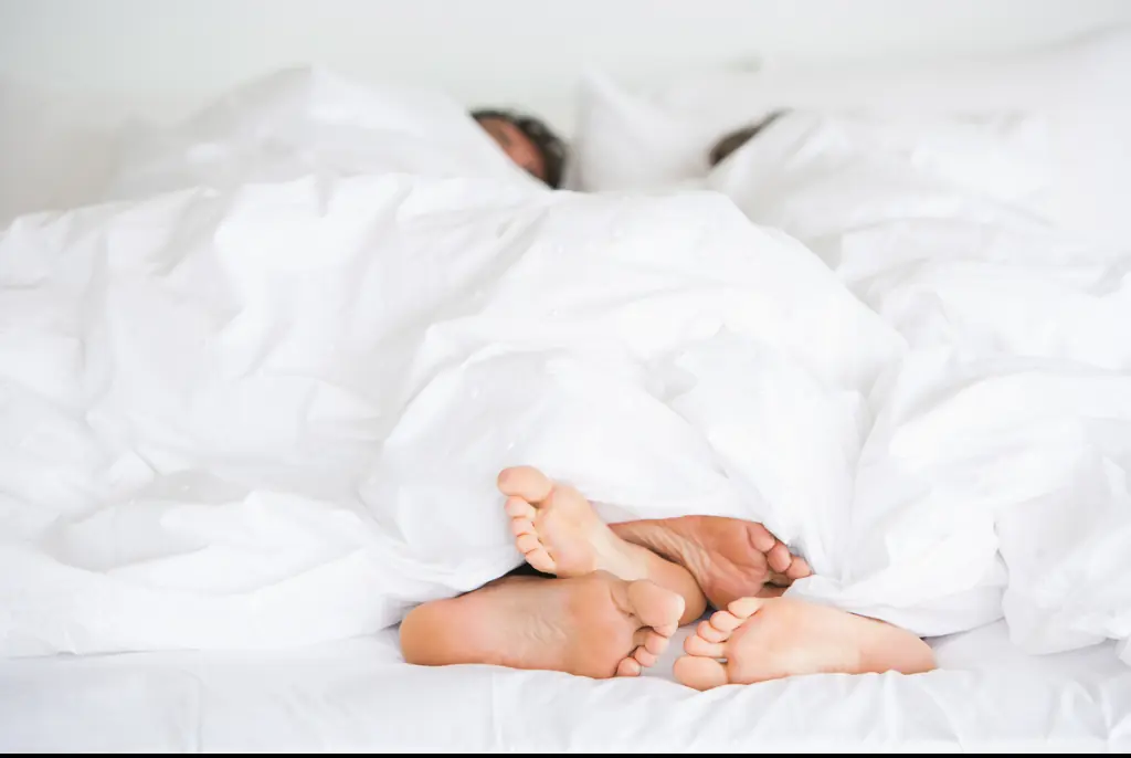 There's an optimal amount of sex to have each week. Credit: Tom Merton / Getty