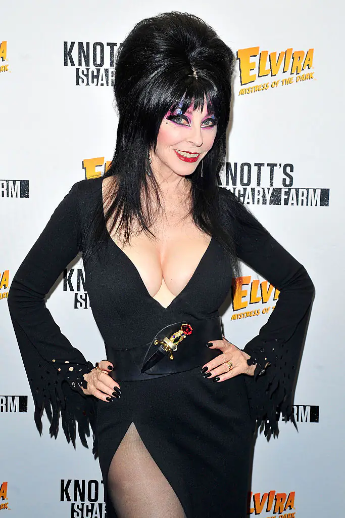 Elvira spoke about the time she met Ariana Grande. Credit: Jerod Harris / Getty