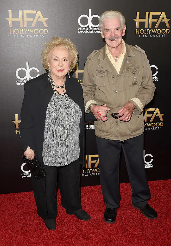 Jack Betts and fellow actor Doris Roberts. Credit: Jason Merritt / Getty Images.