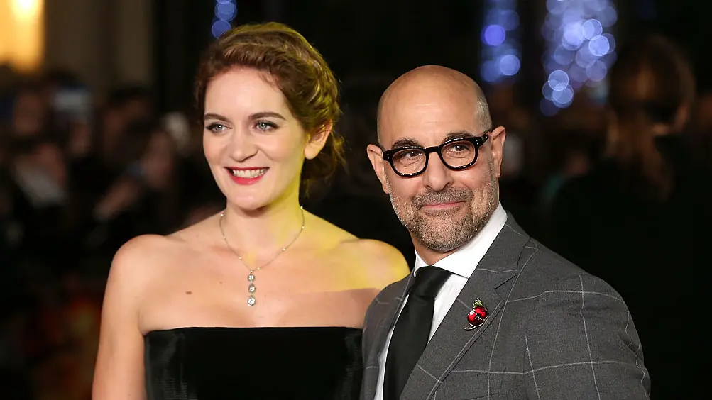 Felicity Blunt and Stanley Tucci