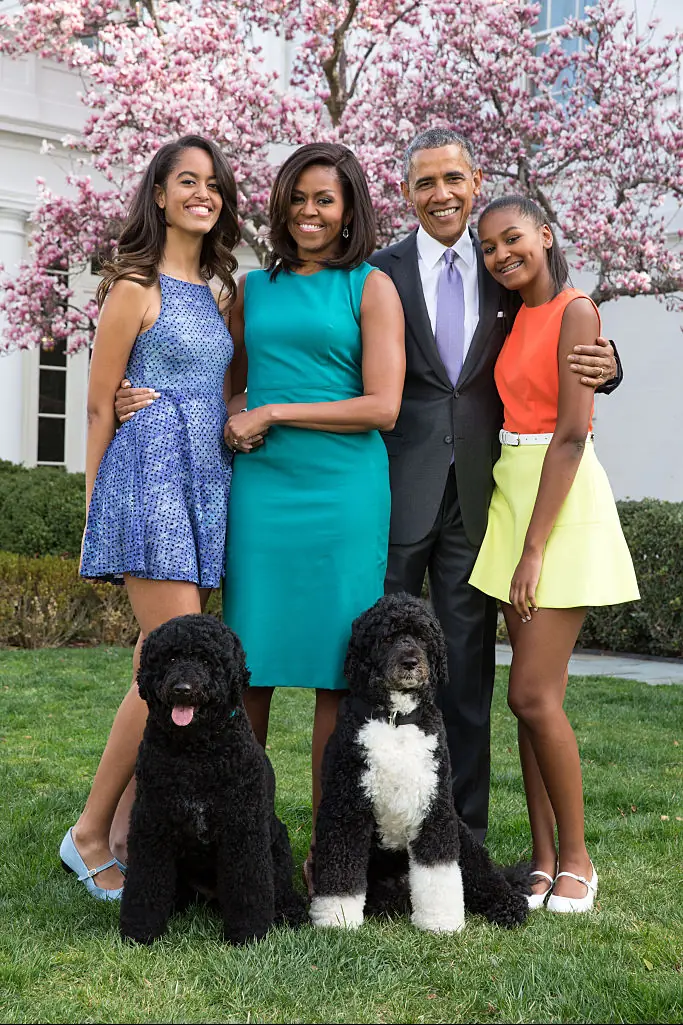 The Obama family in 2015. Credit: Pete Souza/The White House/Getty
