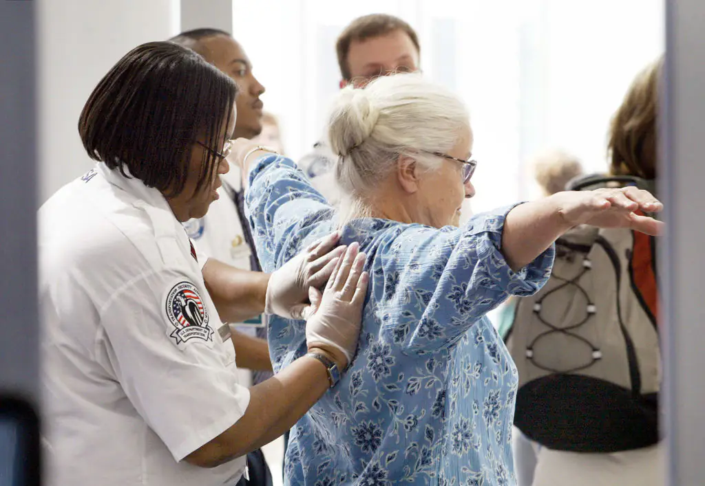 Make sure you aren't sweaty at TSA! Credit: Tim Boyle / Getty
