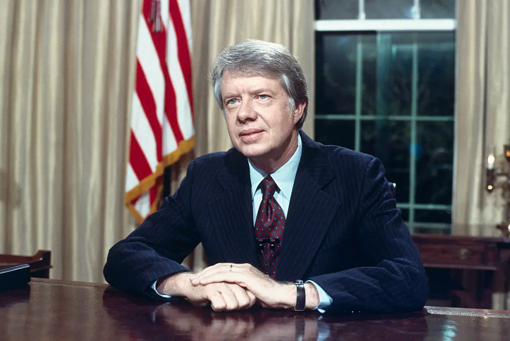 This milestone means that Carter is the oldest living former president and longest-living president in U.S. history. Credit: Bettmann / Contributor
