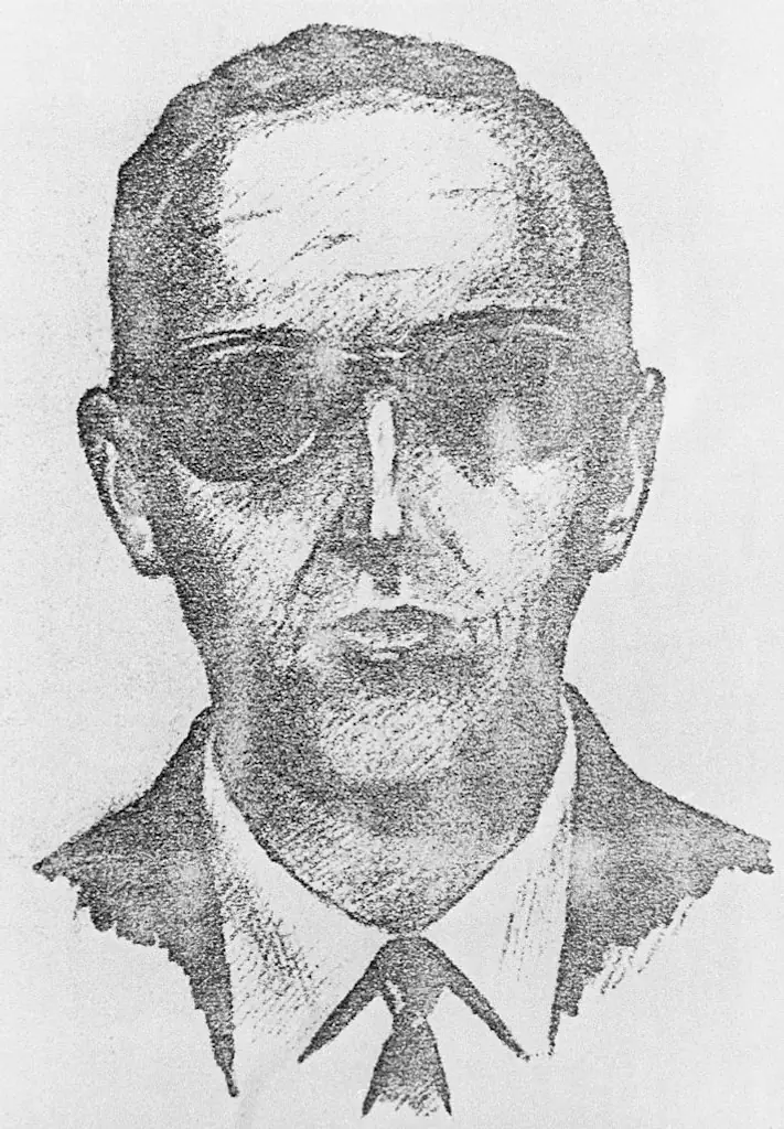 D.B. Cooper was never found after the crime. Credit: Bettmann/Getty Images