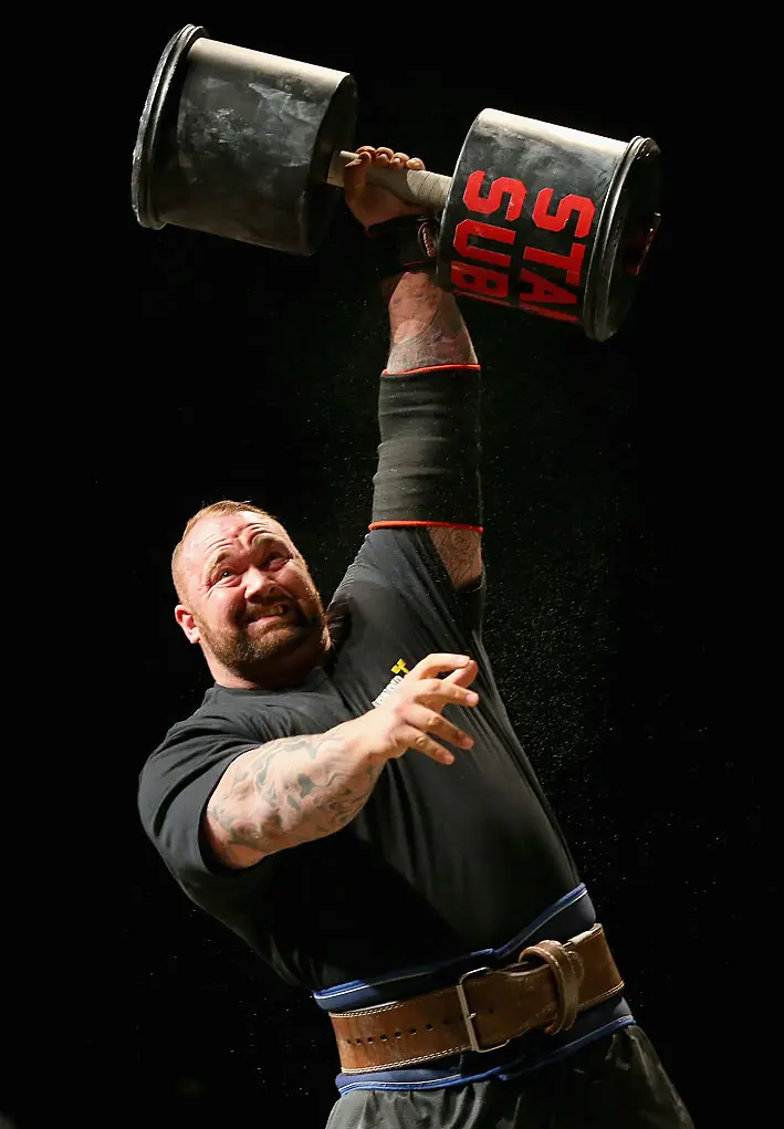 Thor was once the world's strongest man. Credit: Quinn Rooney/Getty