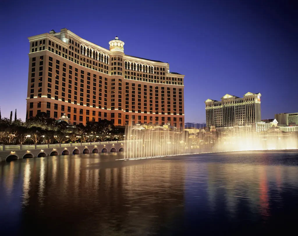 The Bellagio Fountains are hugely popular with tourists. Credit: 	Richard Klune/Getty Images