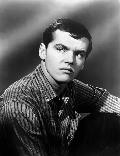 A young Jack Nicholson in a publicity still for the movie The Cry Baby Killer, 1958. Credit: Herbert Dorfman / Corbis / Getty Images.