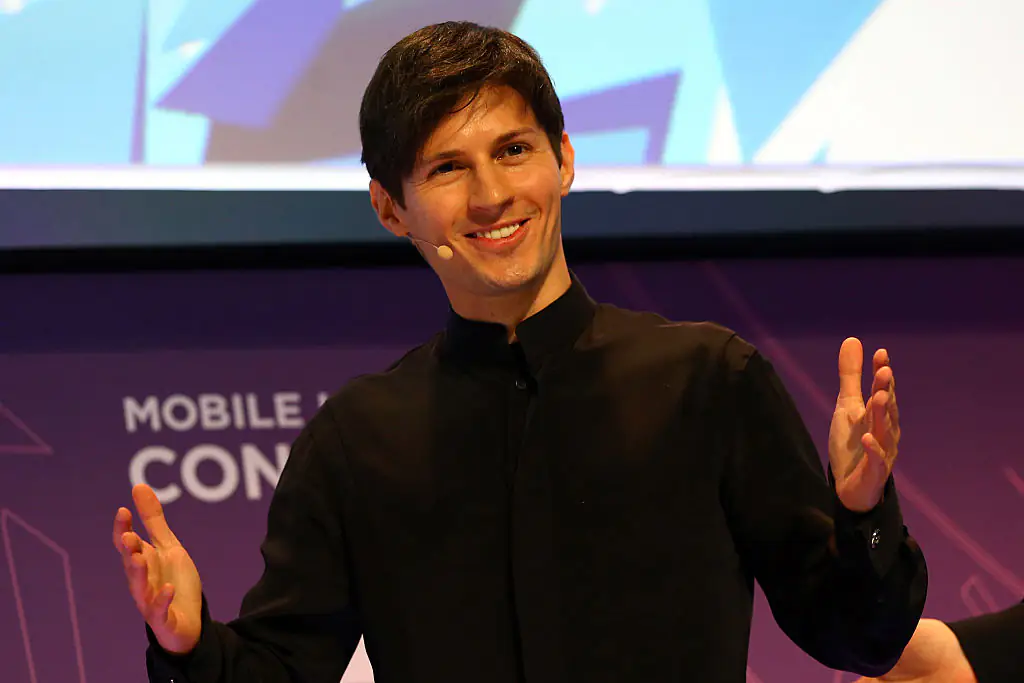 Telegram founder and CEO Pavel Durov. Credit: Manuel Blondeau - Corbis / Getty