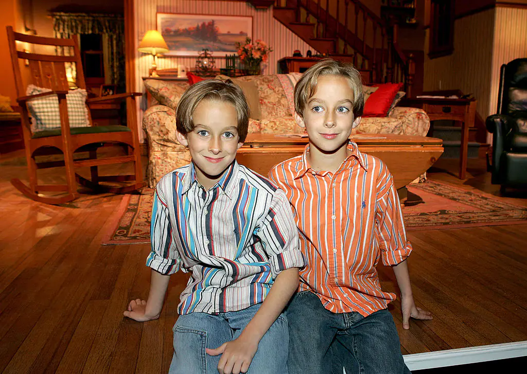 Sawyer and Sullivan Sweeten in 2005. Credit:  <a href=