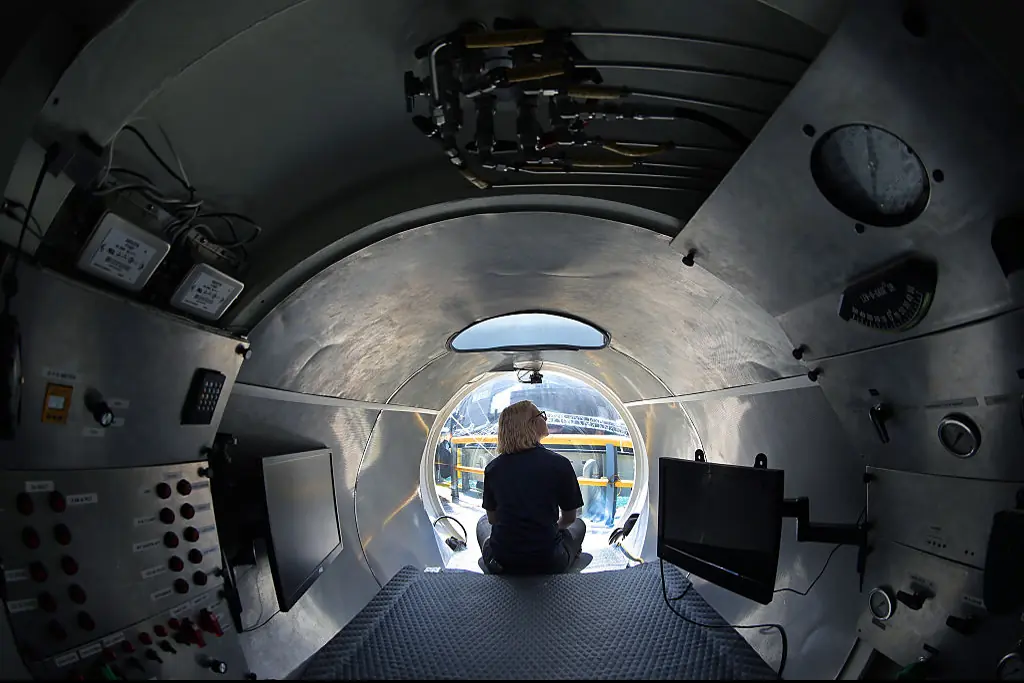 It is believed that the body of the Titan being made of carbon fiber instead of titanium contributed to the fatal outcome. Credit: Boston Globe/Getty