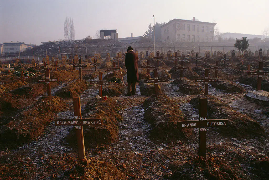The Siege of Sarajevo, carried out by Bosnian Serb forces, lasted from April 5, 1992 to February 29, 1996. Credit: Antoine Gyori - Corbis / Getty