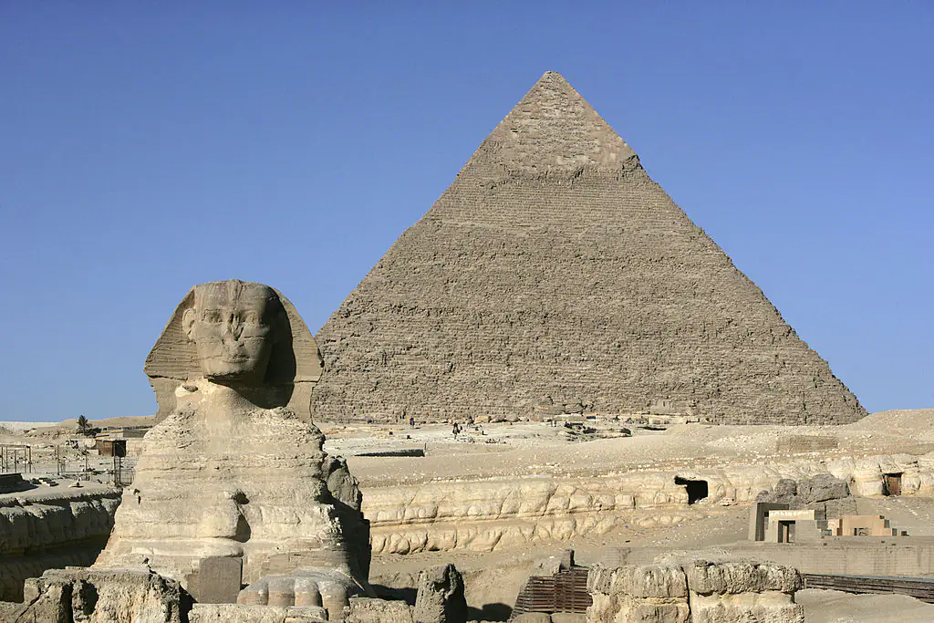 The Great Pyramid of Giza is one of the last remaining wonders of the ancient world. Credit: Marco Di Lauro / Getty