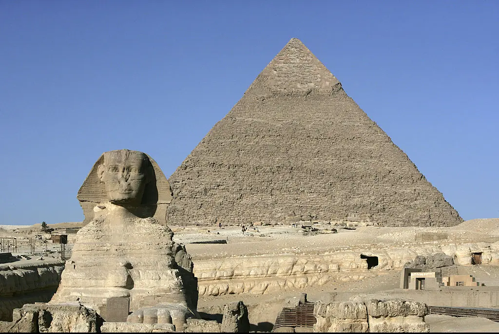 The Great Pyramid of Giza is one of the . Credit: Marco Di Lauro / Getty