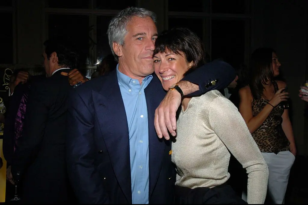 Epstein and Maxwell. Credit Patrick McMullan / Getty Images.