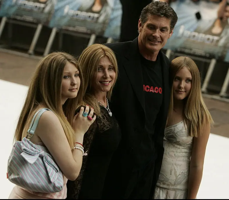 The Hasselhoff family in 2004. Credit: Peter Macdiarmid / Getty