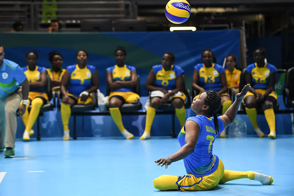 Claudine Bazubagira of Rwanda also went missing. Credit: Raphael Dias / Getty