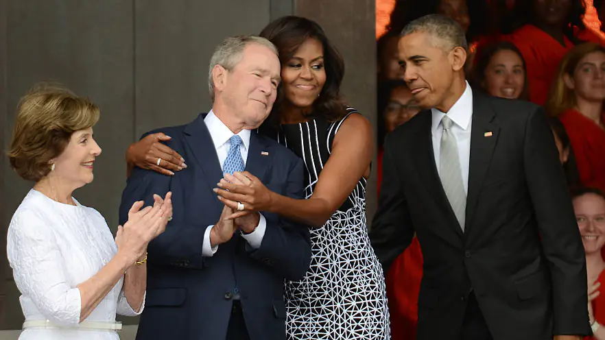 The President opened up on their relationship. Credit: Astrid Riecken/Getty Images