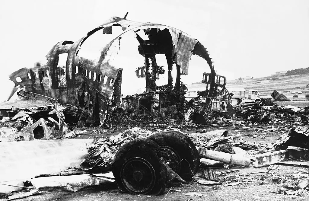 Pilot's chilling final words as he watched another aircraft crash into his plane, killing 583 people