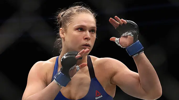 Ronda Rousey was one of the best fighters around. Credit: Christian Petersen/Getty