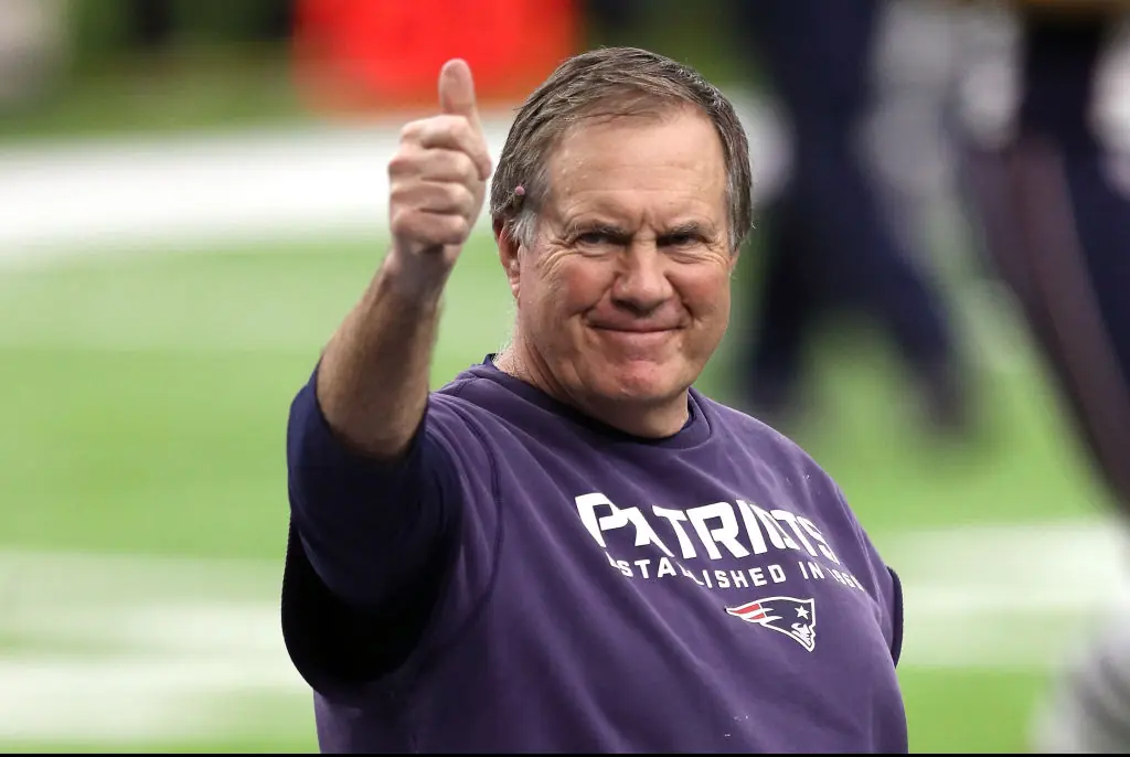 Bill Belichick is dating a 24-year-old cheerleader. Credit: Patrick Smith/Getty